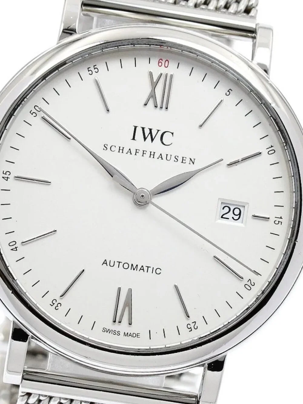 IWC SCHAFFHAUSEN Portofino IW356505 Date Silver Dial Automatic Men's_883524